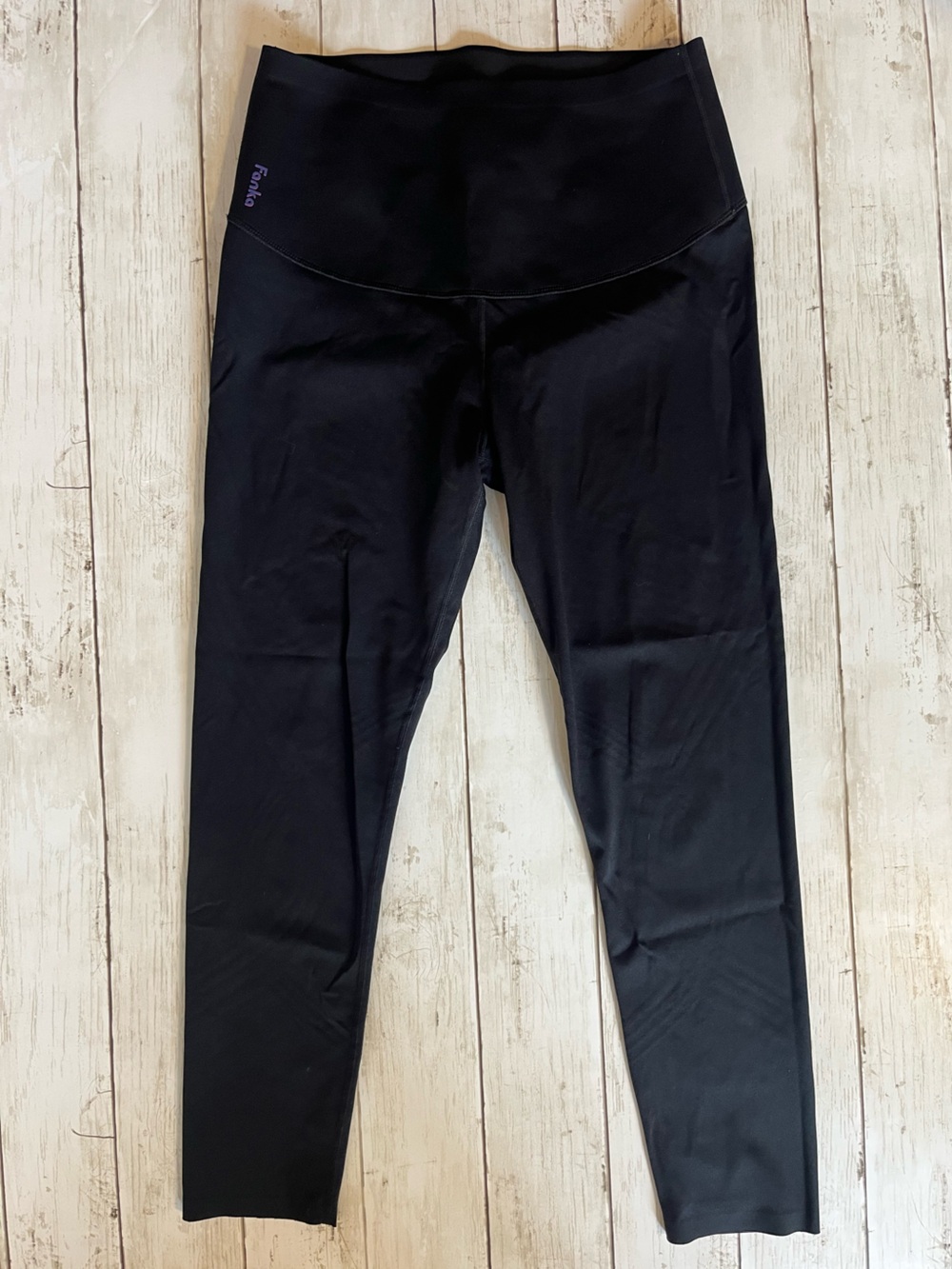 Fanka High Waisted Pants 7/8 Length Reversible Wear Body Sculpt Compression - Picture 6 of 16